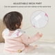thumbnail image 4 of Disposable Bibs 50 Pack - Baby Bib Waterproof With Food Catcher Pocket, 4 of 5
