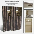 thumbnail image 2 of Slick Woody's Regulation American Flag Cornhole Board Set in Brown (8 Bags), 2 of 2