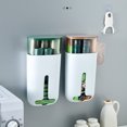 thumbnail image 3 of CSChome Garbage Bag Holder Wall Mounted Garbage Holder – Large Capacity Punch Free Strong Load Bearing Visible Wall Hanging Plastic Trash Bin, 3 of 7