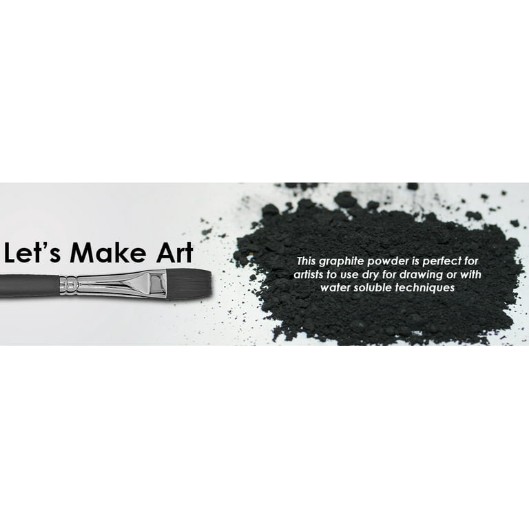 Graphite Powder Pure 44 microns - Uses include: dry lubricant, epoxy (Quart)