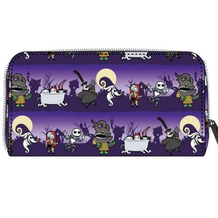 Pop! by Loungefly Disney Tnbc Halloween Line Zip Around Wallet