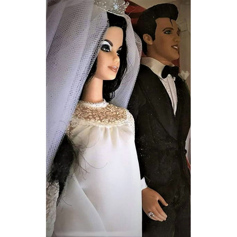 Barbie Collector Elvis Presley and Priscilla Wedding Day Doll Set
