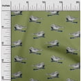 thumbnail image 1 of oneOone Polyester Lycra Fabric Branch & Bird Block Printed Fabric 1 Yard 56 Inch Wide, 1 of 4
