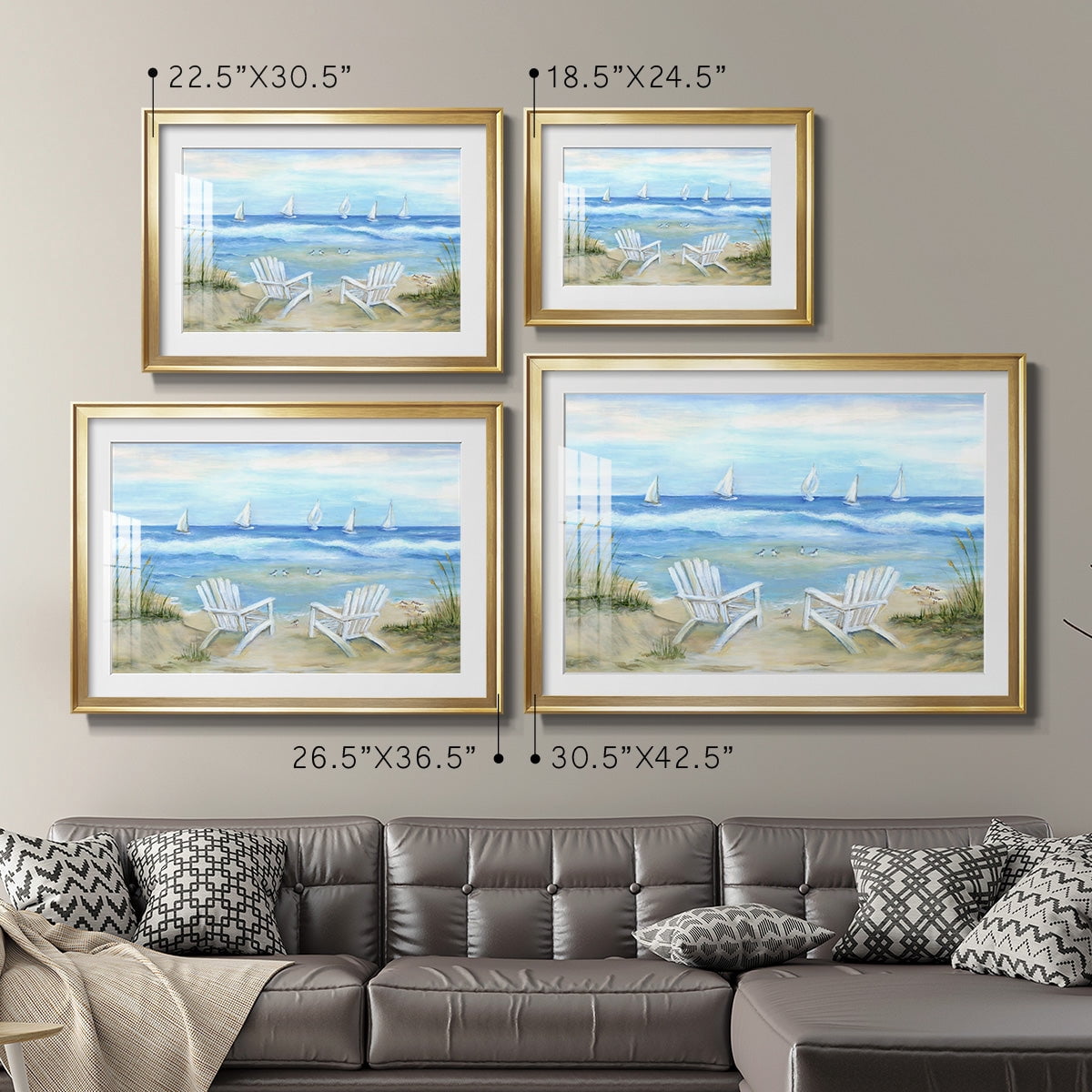 Seaside Escape Premium Framed Print - Ready to Hang