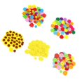thumbnail image 3 of 5 Sets Non Woven Fabric Flower Petal Stickers for DIY Craft Kindergarten Room Decor (Random Style), 3 of 4