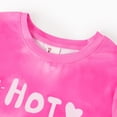 thumbnail image 4 of PatPat Girls Outfit Set Graphic Short Sleeve T-Shirt and Shorts 2 Piece Set Casual Kids Clothes Activewear Sizes 4-12Y, 4 of 11