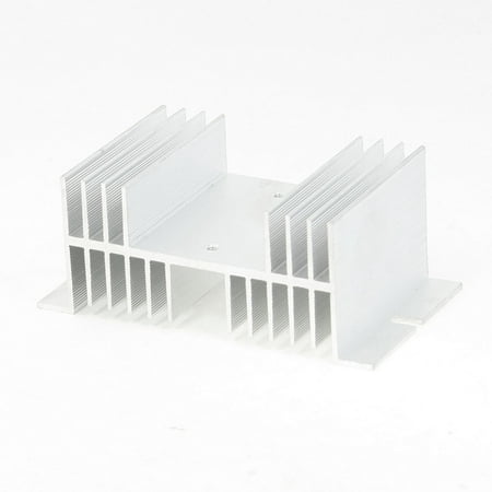 Unique Bargains Aluminum Heat Sink for Single Phase Solid State Relay
