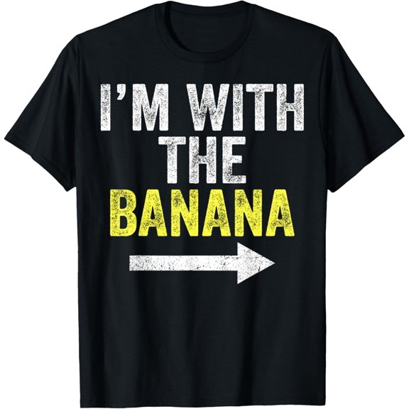 I’m With The Banana Halloween Couple T-Shirt