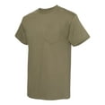 thumbnail image 2 of Alstyle Heavyweight Pocket Tee 2XL Military Green, 2 of 3