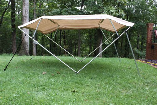 79-84 Wide Complete Kit and Hardware 1 to 4 Business Day DELIVERY 54 High Canopy Frame New Tan/Beige Vortex 4 Bow Bimini Top 10 Long 