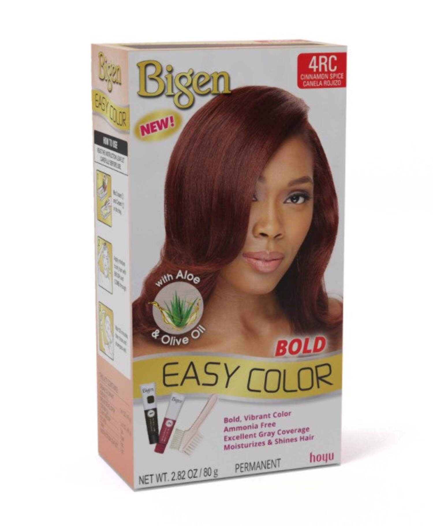 Bigen Easy Color Cinnamon Spice Kit, Gray Coverage, Vibrant Color