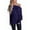 Blue, variant on LACOZY Off The Shoulder Tops Batwing Sleeve Oversized Tunic Pullover Sweatshirts(Women's)