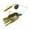 Gill Spawn/Green Pumpkin + Gold, variant on Berkley Power® Blade Standard, Spinnerbaits, E2 Magic/Gold + Silver (1 Count)