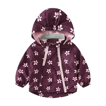 

GEZHEN Winter and Fall Toddler Boys Girls Long Sleeve Sun Proof Clothing Cartoon Outdoor Breathable Light Coat Light Air Conditioning Clothes Girls Basic Jacket Casual Style Rain Jacket Fashion