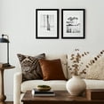 thumbnail image 5 of Americanflat 9x12 Picture Frame with Polished Plexiglass with 6x8 Mat 2 Pack Display Photo Galleria - Black, 5 of 5