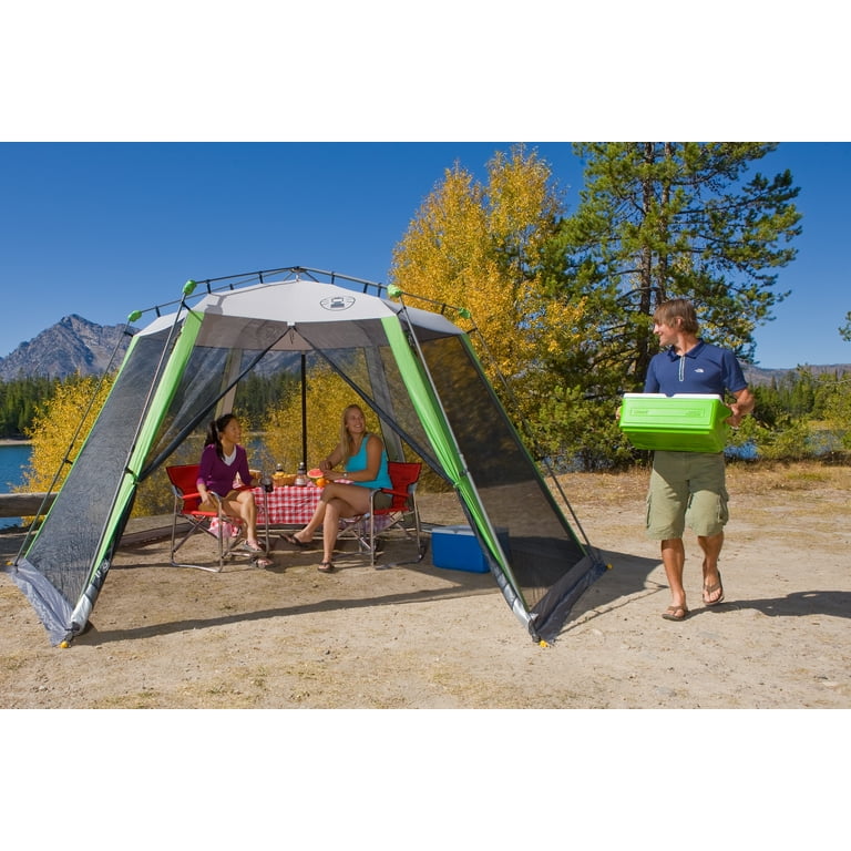 Coleman® Screen House Canopy Sun Shelter Tent with Instant Setup, 1 Room, Green Coleman® Screen House Canopy Sun Shelter Tent with Instant Setup, 1 Room, Green
