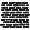 Crafter's Workshop Template 12"X12"-Bricks, Pk 3, Crafters Workshop