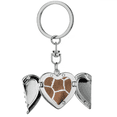 thumbnail image 1 of Porte-clés Design Plume Girafe Cœur Aile d'Ange, 1 of 3