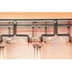 thumbnail image 2 of Hanging Glass Rack - Wine Glass Rack With 5 Rails For 12-18 Glasses, 50 X 22.5 X 5.5cm, 2 of 4