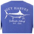thumbnail image 3 of Guy Harvey Men's Threadcycled Blended Pocket T-Shirt | Marlin Sketch Heather Royal, 3 of 6