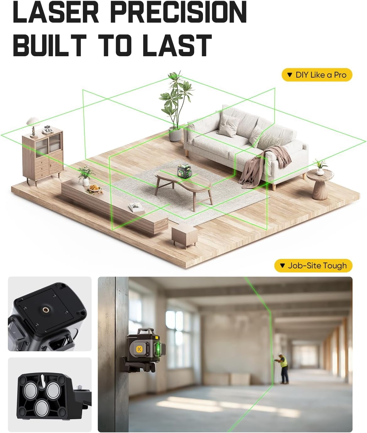 Fanttik D12 Ace Laser Level 360° Tool