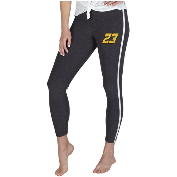 Women's Concepts Sport  Charcoal/White Bubba Wallace Centerline Knit Leggings