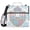 Cinnamoroll with Crown and Shield, variant on 3 Ring Zipper Binder with Shoulder Strap Waterproof Trapper Keeper 2 Inch D-Ring 500 Sheets Capacity Ink Basketball