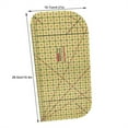 thumbnail image 2 of Decodeary Ironing Ruler Tailor Dressmaking Hot Measuring Tool Household Stitching Right and Round Angle Measurement Type 1 1Set, 2 of 5