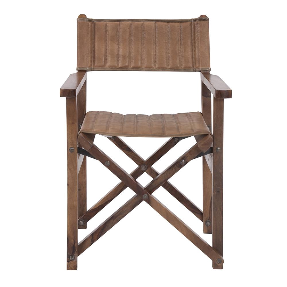Tyler Dillon Taymor Genuine Leather Director's Chair