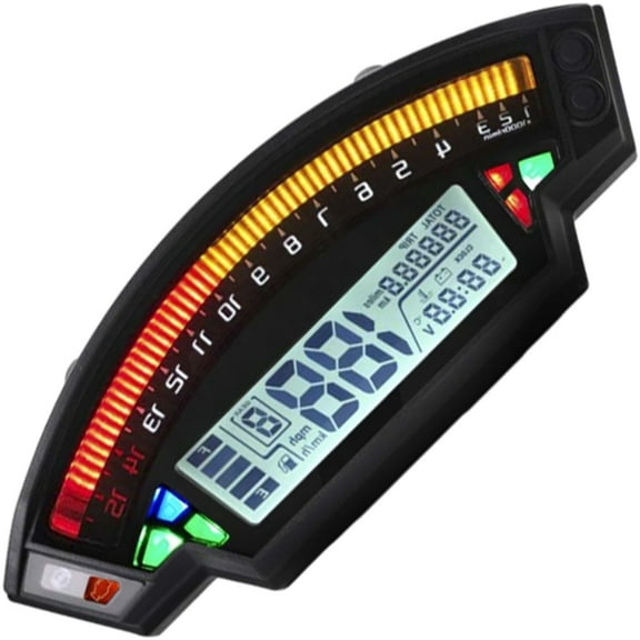 Sinyiin Replacement LCD Screen Speedometer Odometer Motorcycle Digital Tachometer for 2012-2017Speed Gauge Fuel Indicator