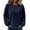 Navy-B#8085gg, variant on Zorvxlyn Womens Fleece Sweatshirt Winter Warm Long Sleeve Crew Sweatshirt Women Oversized Streetwear Womens Shirts