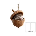 thumbnail image 3 of Cheapark 2D Sleeping Acorn Christmas Hanging Ornament Flat Design Cute Tree Pendant for Xmas Tree Holiday Home Decor Gift, 3 of 7