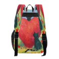 thumbnail image 3 of Large Clear PVC Backpack Heavy Duty See Through Backpack for Adults Work Travel, Heart-black Cats Printed 12L, 3 of 8