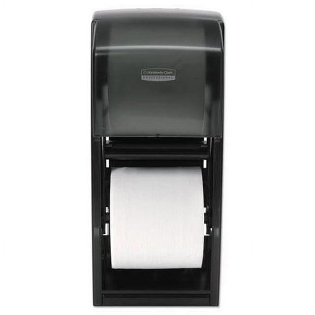 Kimberly Clark Consumer 09021 Coreless Double Roll Bath Tissue Dispenser - Smoke