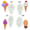 thumbnail image 4 of Milue Fondant Moulds Chocolate Molds Baking Mold Ice Cream Shaped Silicone Material, 4 of 16