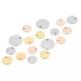 thumbnail image 5 of U8MO 20pcs Stainless Steel Metal Pendants Beads for Jewelry Earring Making 6mm~25mm-Rose Gold-15mm, 5 of 6