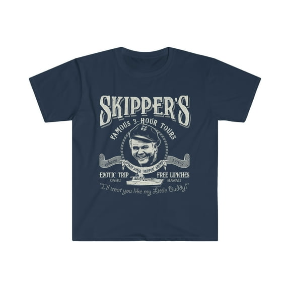 Skipper's Famous 3 Hour Boat Tours Gilligan's Island T-Shirt