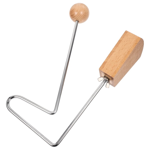 Miangastore Wooden Vibraslap Instrument Musical Percussion Instrument Wooden Ball Vibraslap Kids Plaything