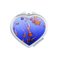 thumbnail image 1 of Ocean Jellyfish Science Nature Picture Mirror Travel Magnification Portable Handheld Pocket Makeup, 1 of 3