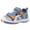 Light Blue, variant on Conairie Sandals For Girl Closed Toes Adjustable Strap Hiking Shoes Kid Comfortable Soft Outdoor Sandals Khaki 4-4.5 Y