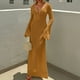 thumbnail image 1 of WILLBEST Trajes de Baño Para Dama, Vestido Maxi de Crochet Para Mujer, Para Playa, Para Nadar, de Manga Larga, Sexy, Ajustado, Para Verano, de Punto, 1 of 4