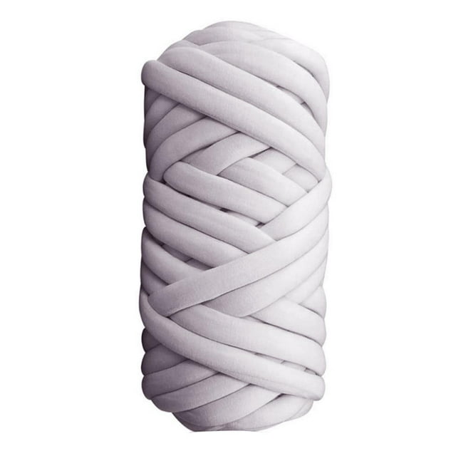 ruzhgo Handmade Woven Blanket Line Core Yarn DIY Knitting Coarse Wool Hand-Knitted Roving Crocheting Sewing Yarn No.3