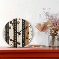 thumbnail image 2 of Yayeee 10" Wall Clock Battery Operated Quartz Round Silent Non-Ticking Home Decor, Beige Abstract Dots, 2 of 6