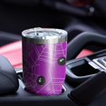 thumbnail image 4 of 30oz Cute Spider Web Halloween Pattern Tumblers Stainless Steel Tumbler with Lid and Straw,Vacuum Insulated Double Wall Travel Tumbler Cups Mug with Cleaning Brush for Coffee,Tea, 4 of 7
