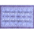 thumbnail image 1 of Ahgly Company Machine Washable Indoor Rectangle Abstract Blue Modern Area Rugs, 8' x 10', 1 of 4