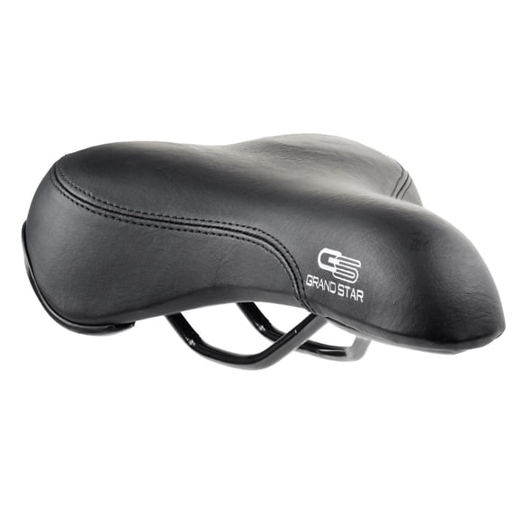 Asiento para bicicleta urbana de gel negro