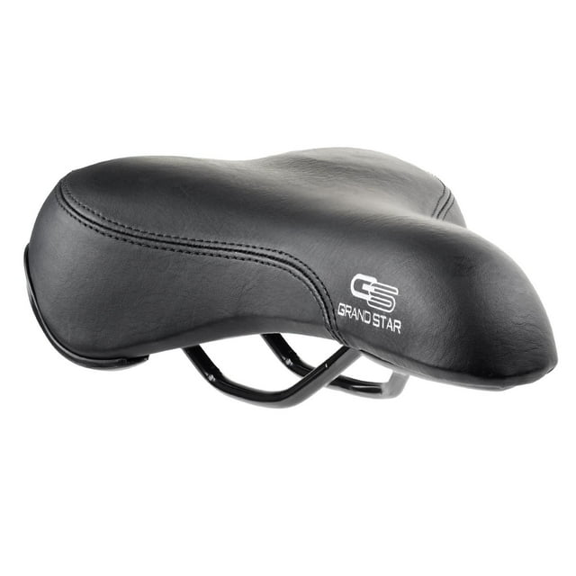 Asiento para bicicleta urbana de gel negro