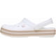 thumbnail image 4 of Zuecos Crocs Crocband Unisex Blanco y Rosa Talla 11W 9M, 4 of 7