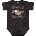 thumbnail image 3 of Inktastic My Yaya Loves Me Sloth Girls Baby Bodysuit, 3 of 5
