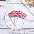 thumbnail image 4 of CIMAXIC 200 Pcs Drapeaux Cure-Dents Fête Festif Drapeaux Cure-Dents Gâteau Drapeaux Décoratifs Décorations de Gâteau,1.38"X0.98"X0.04 Pouces, 4 of 5